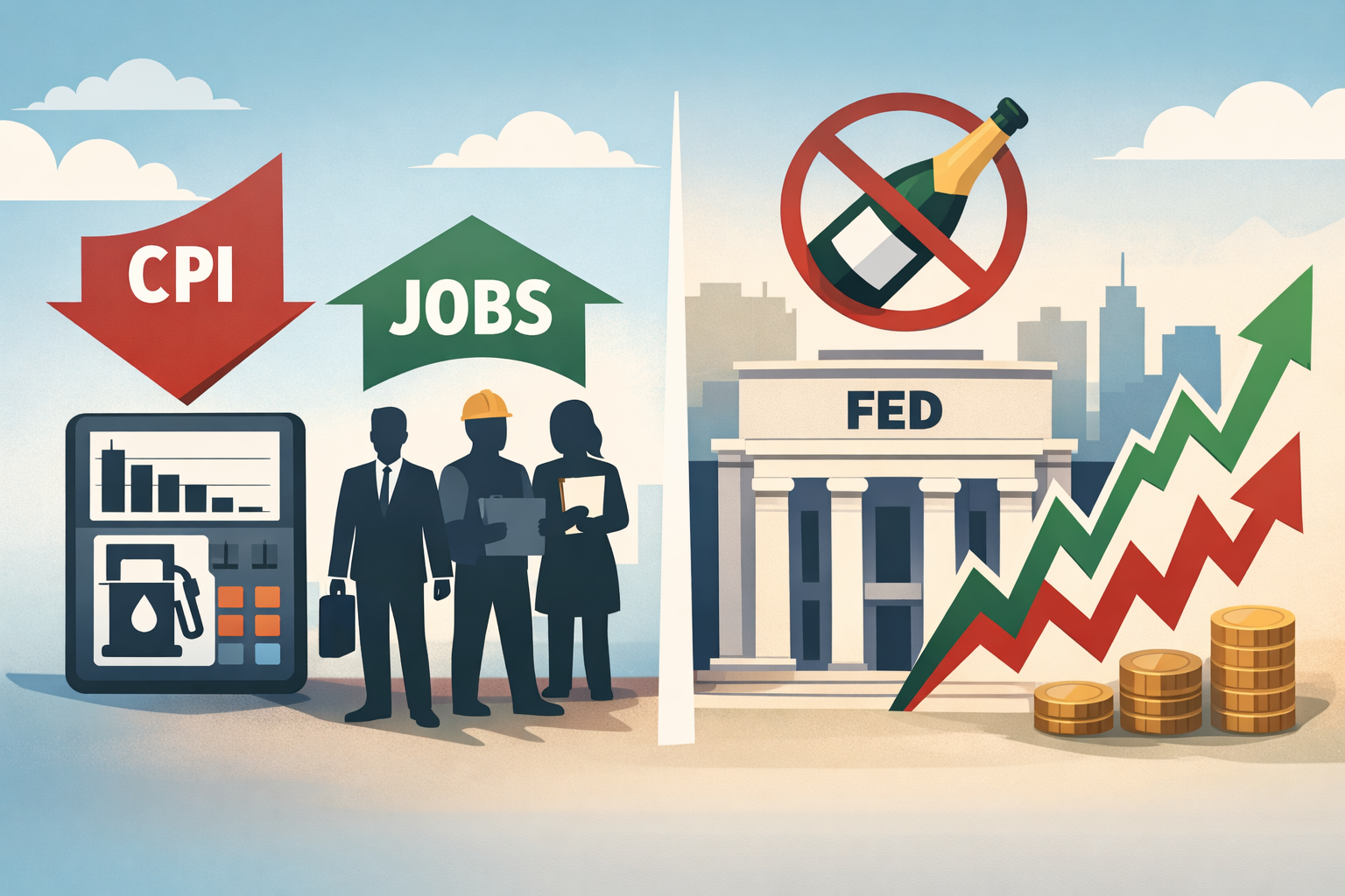 Softer Inflation vs Strong Job Market Has the Fed in Wait-and-See Mode